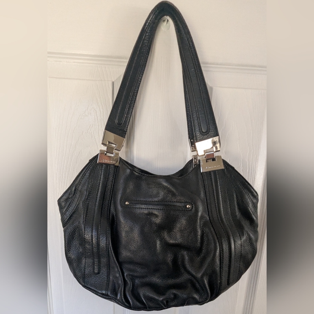 BMackowsky Hobo Bag In Black Leather - Picture 6 of 14